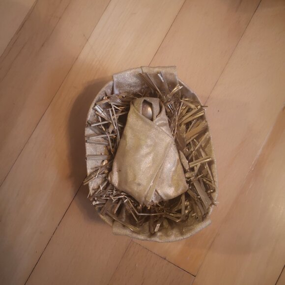 VTG 7 Pc. Set of Folk Art Paper & Materials Painted Nativity Set - Picture 3 of 16